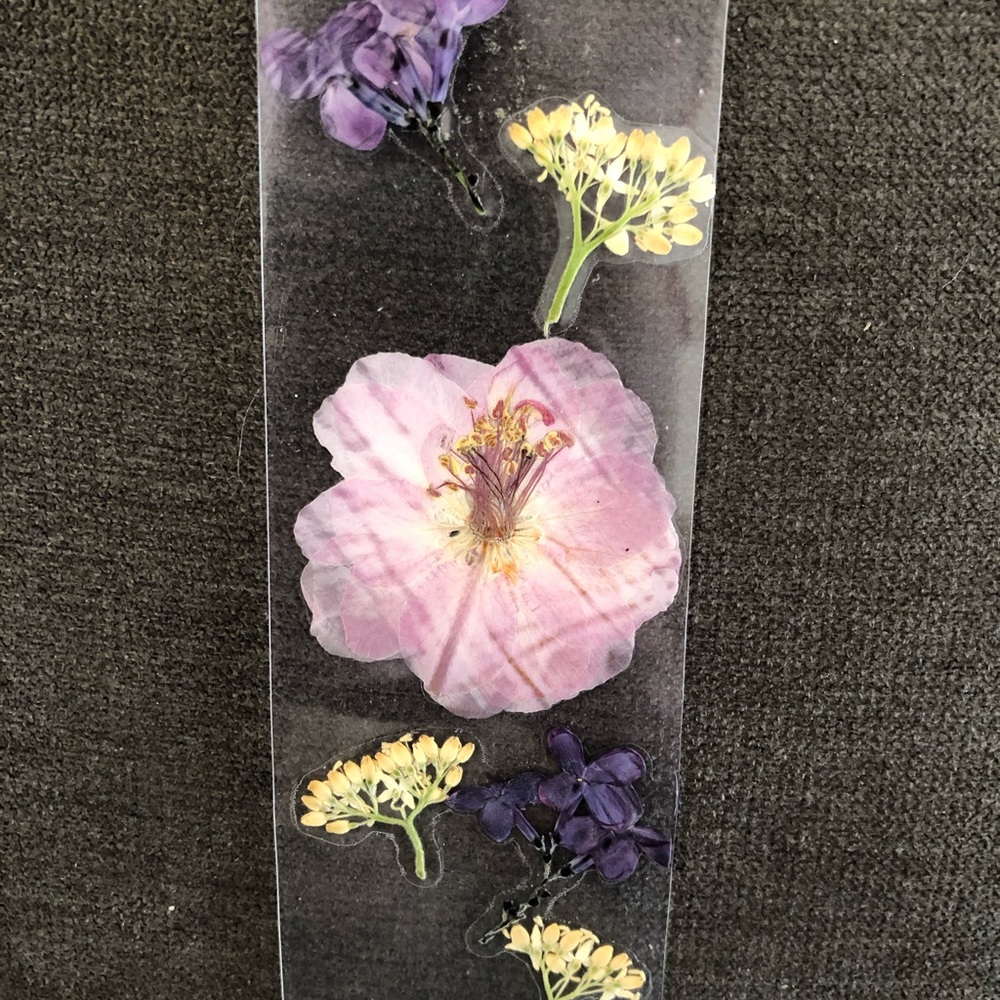 Pressed Flowers bookmark